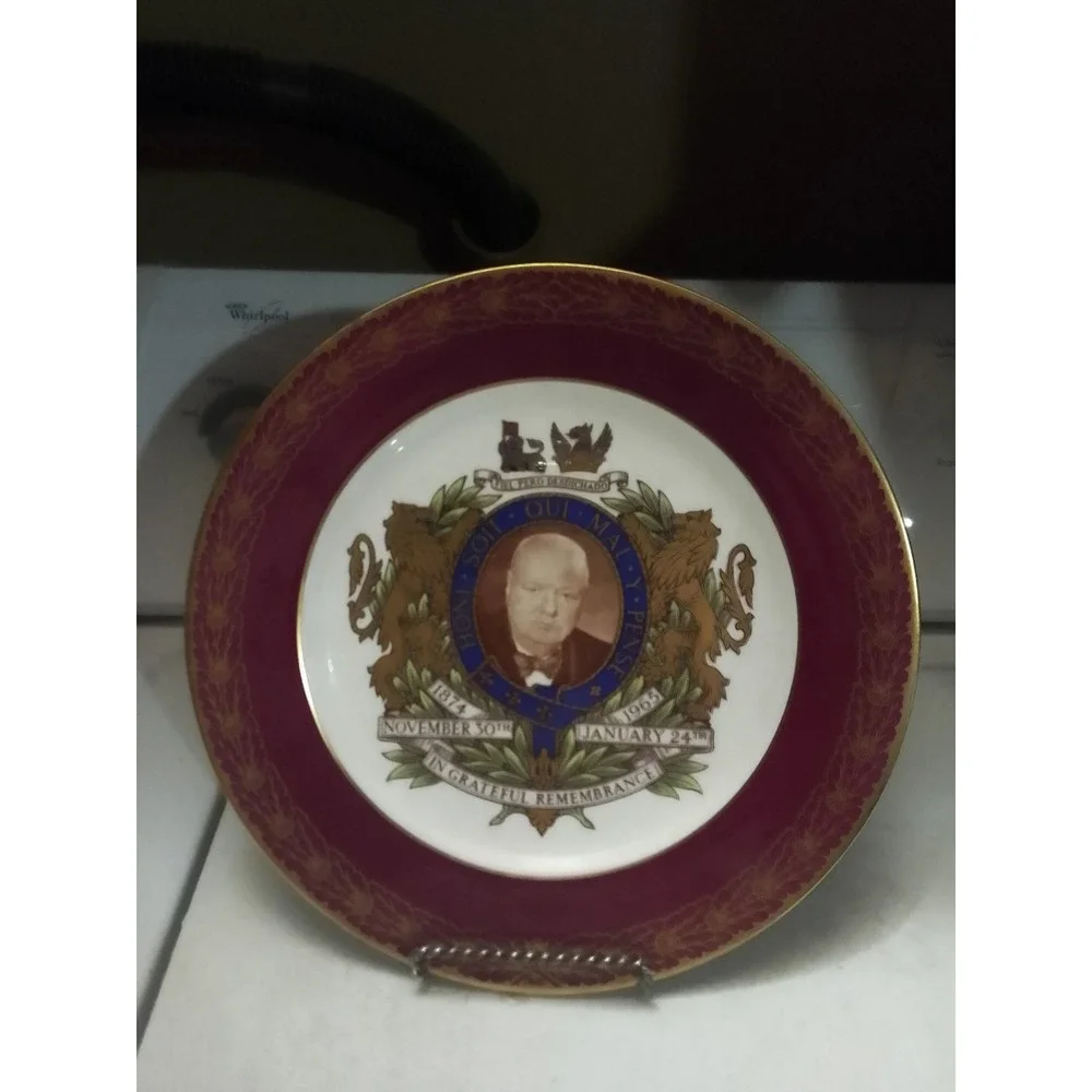 Vintage Spode The Church Hill Plate Numbered Commerative 10